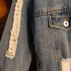 Distressed Jean Jacket